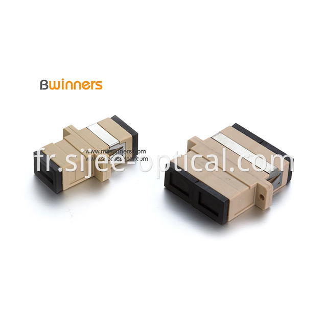 Sc Pc Mm Fiber Optic Adapter